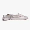 Superga 2750 LAMEW Womens Trainers Grey Silver