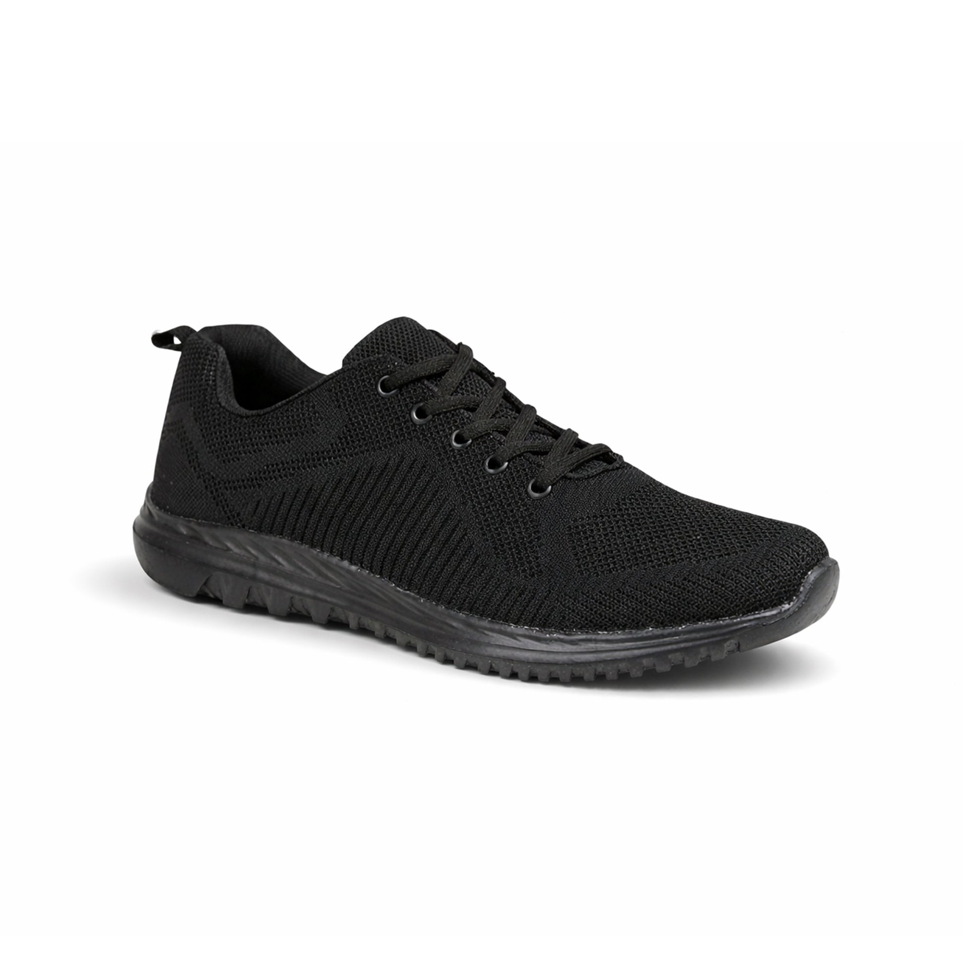 DEK FREEWAY Unisex Mesh Lace Up Trainers Black