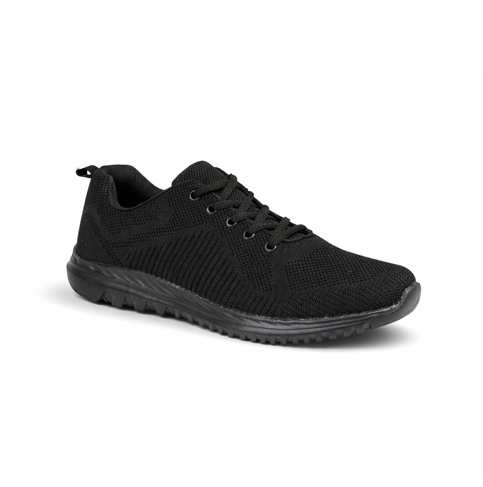 DEK FREEWAY Unisex Mesh Lace Up Trainers Black