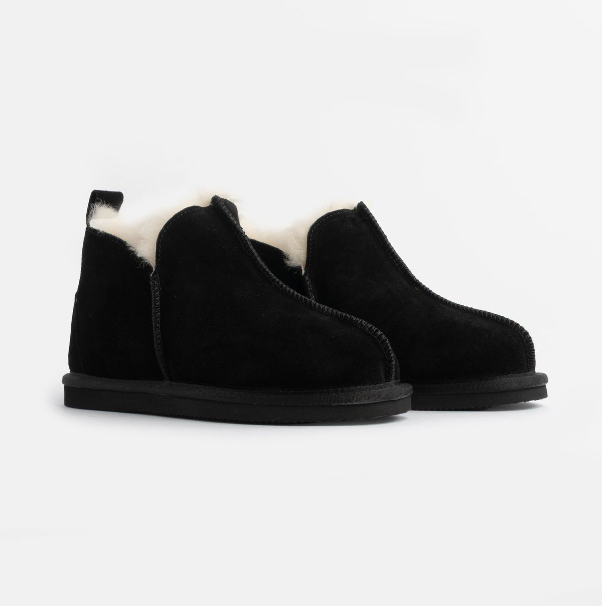 HOS Sheepskin TIA Womens Slipper Boots Black