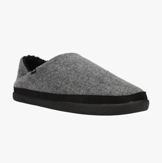 TOMS EZRA Womens Full Slippers Dark Grey