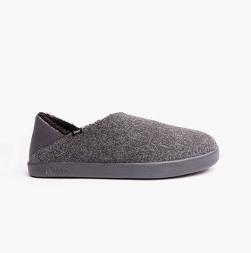 TOMS EZRA Mens Full Slippers Grey