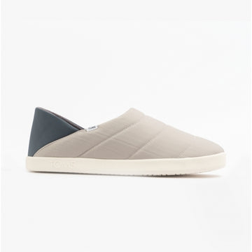TOMS EZRA Mens Full Slippers Light Grey