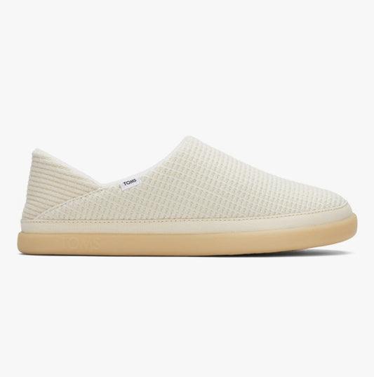 TOMS EZRA Womens Slip-On Full Slippers Natural