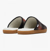 TOMS HARBOR Mens Felt Mule Slippers Red