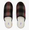 TOMS HARBOR Mens Felt Mule Slippers Red