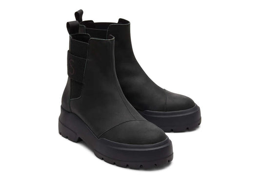 TOMS ALPARGATA COMBAT Womens Boots Black