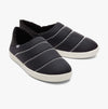 TOMS EZRA QUILTED RIPSTOP Mens Slippers Black