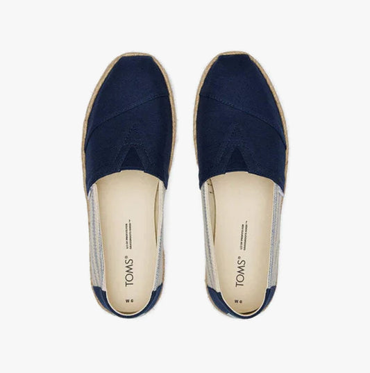 TOMS ALPARGATA ROPE Womens Espadrilles Navy