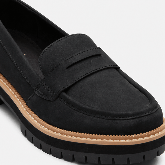 TOMS CARA Womens Loafer Shoes Black