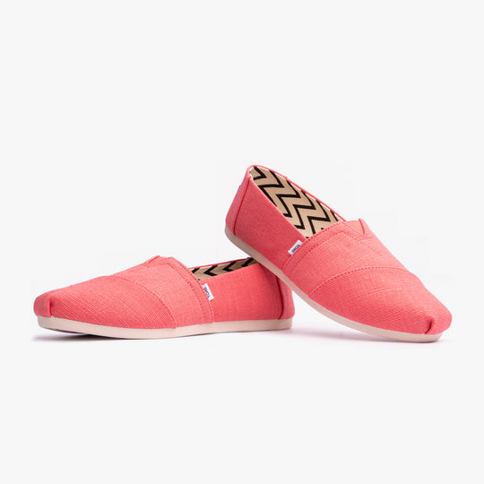 TOMS ALPARGATA Womens Canvas Shell Pink