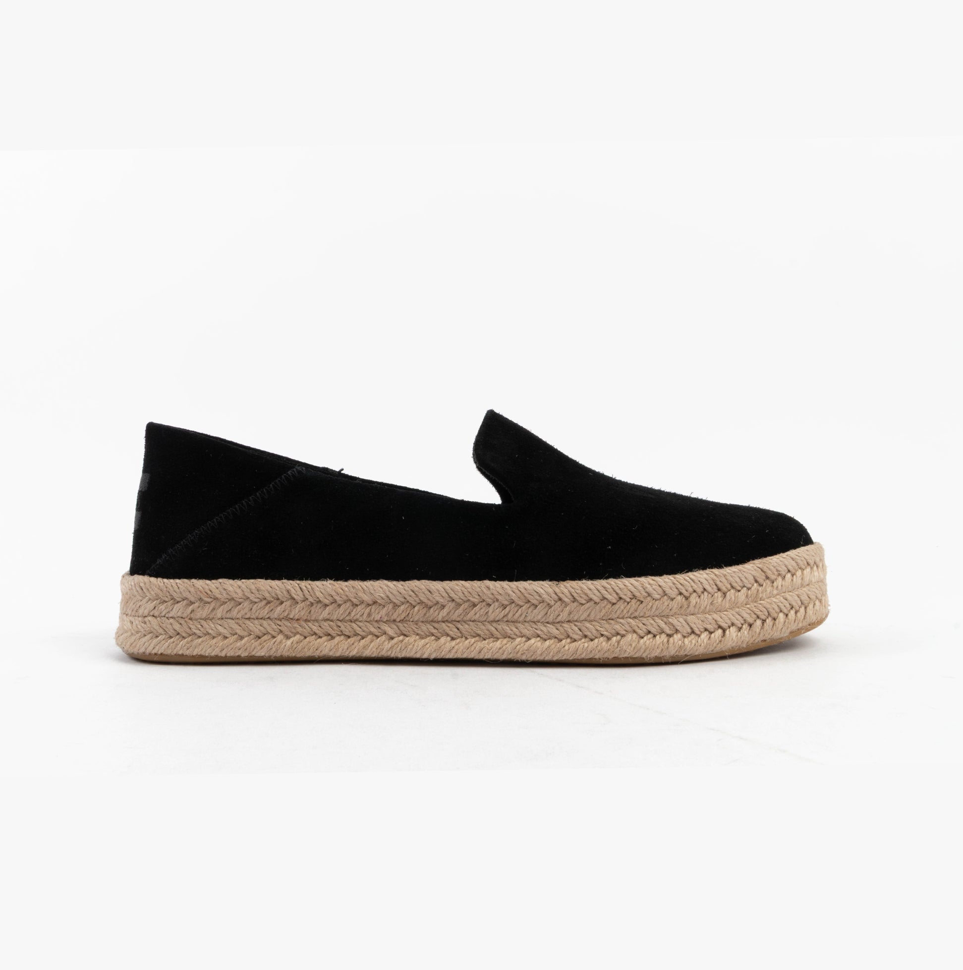TOMS CAROLINA Womens Espadrille Black