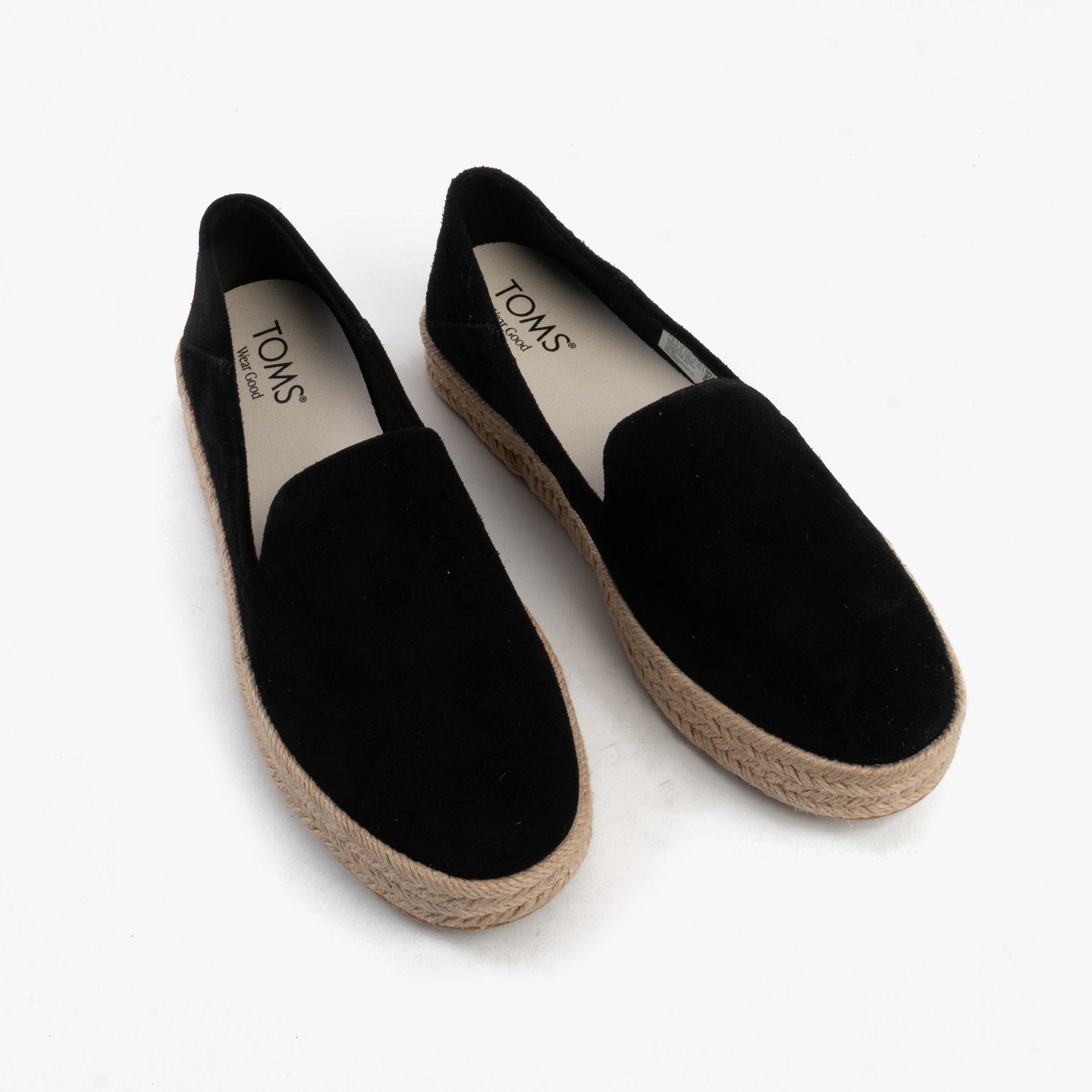 TOMS CAROLINA Womens Espadrille Black