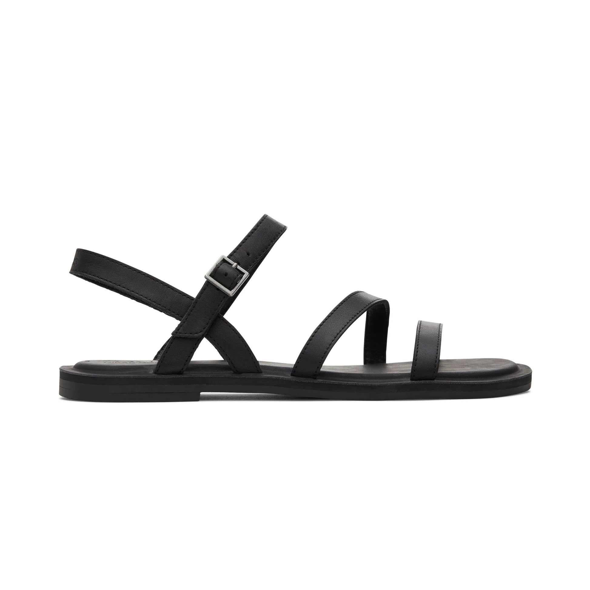 TOMS KIRA Womens Ankle Strap Sandals Black