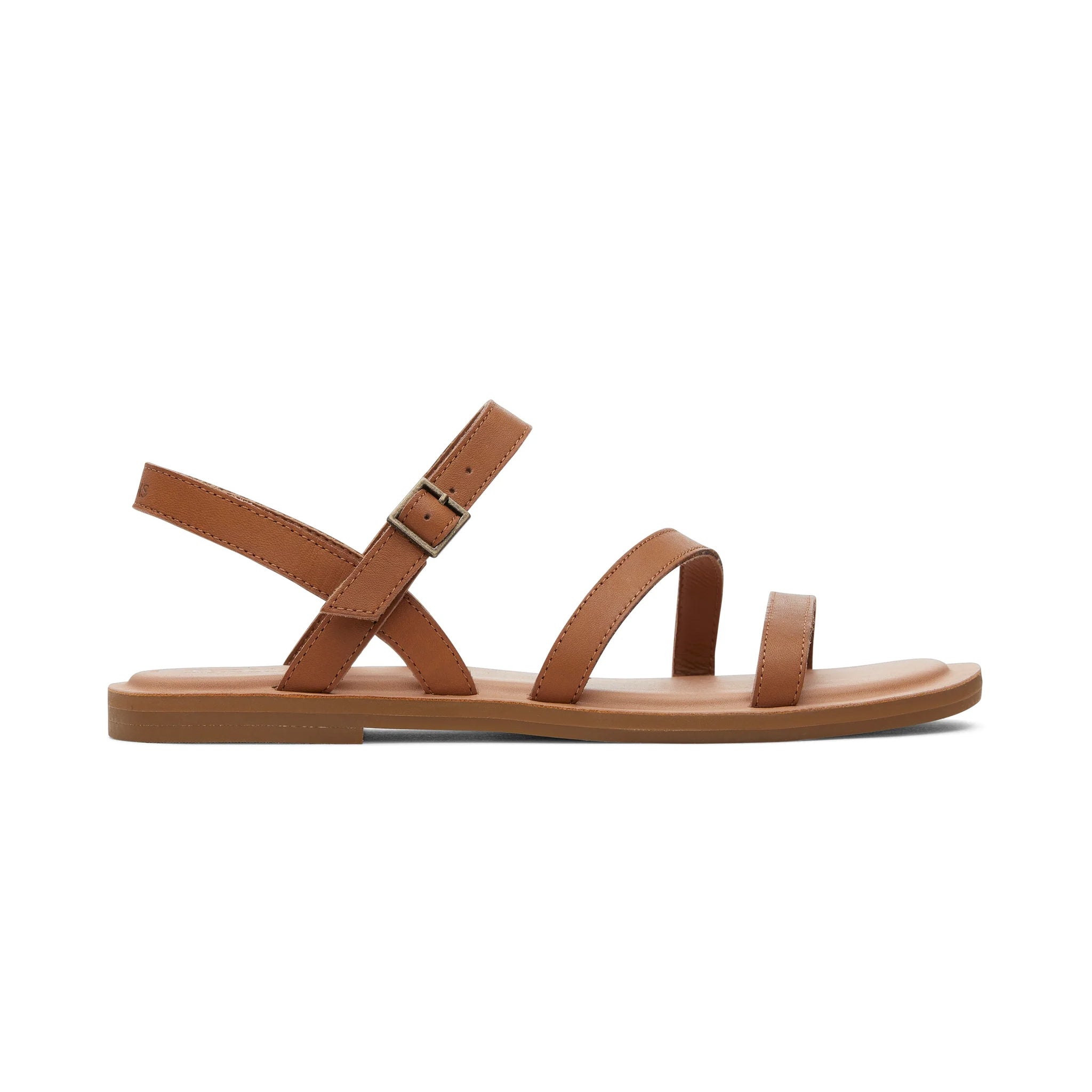 TOMS KIRA Womens Ankle Strap Sandals Tan