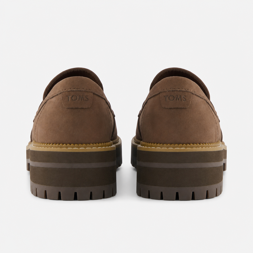TOMS CARA Womens Loafer Shoes Dark Brown