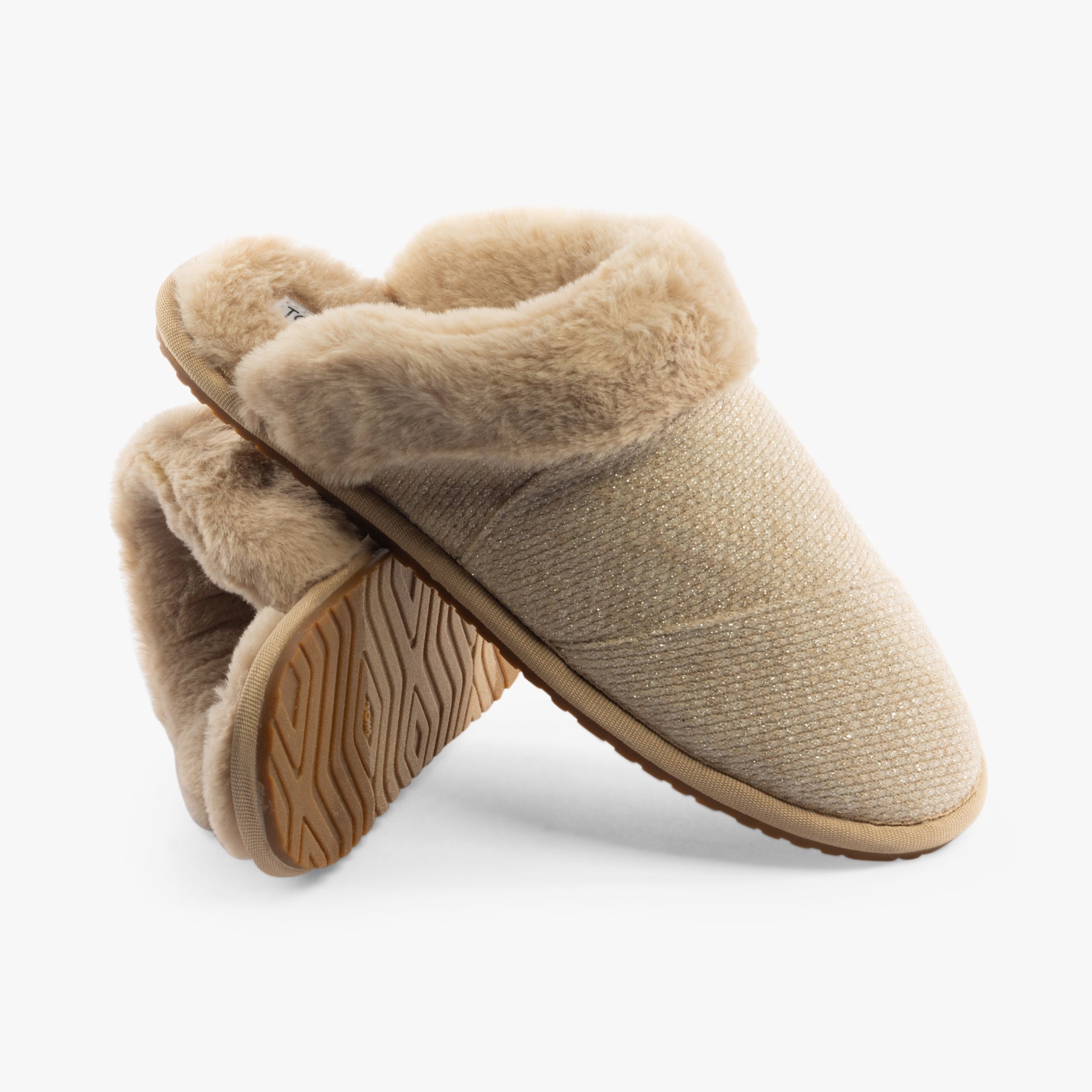 TOMS VALERIE Womens Slippers Natural