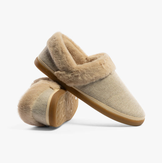TOMS OSLO Womens Slippers Natural