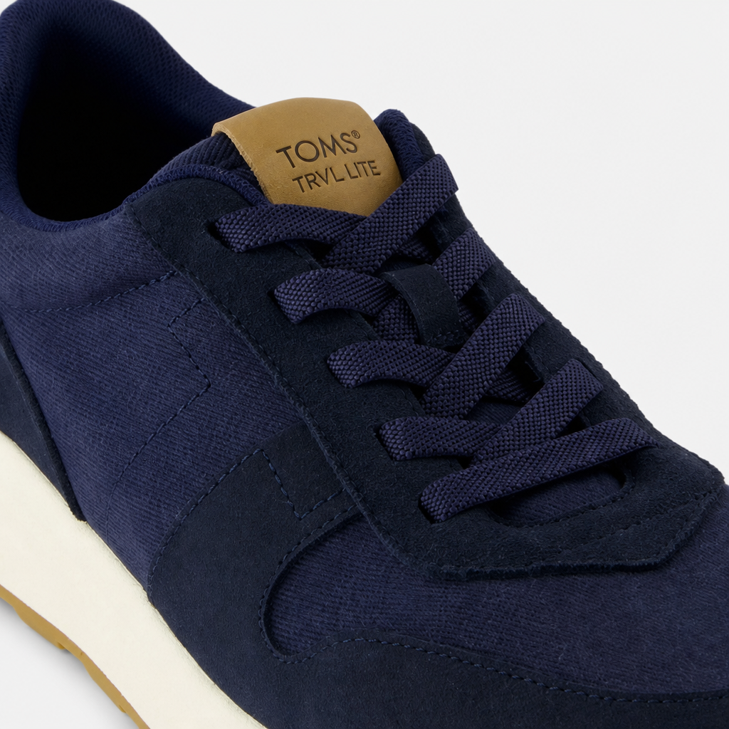 TOMS TRVL LITE RETRO Mens Casual Trainers Navy