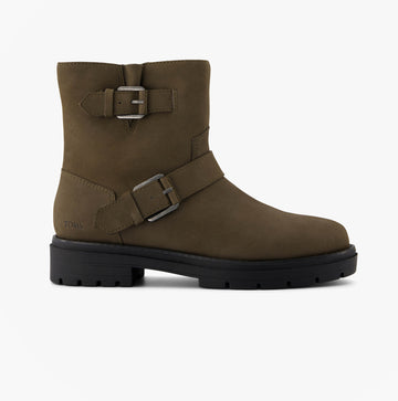 TOMS IONIE MOTO Womens Ankle Boots Green