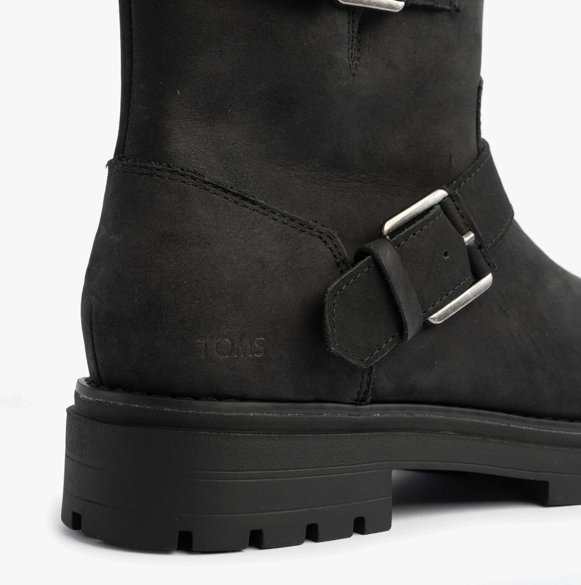 TOMS IONIE MOTO Womens Ankle Boots Black