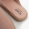 TOMS SANTIAGO MULE Womens Espadrille Pink
