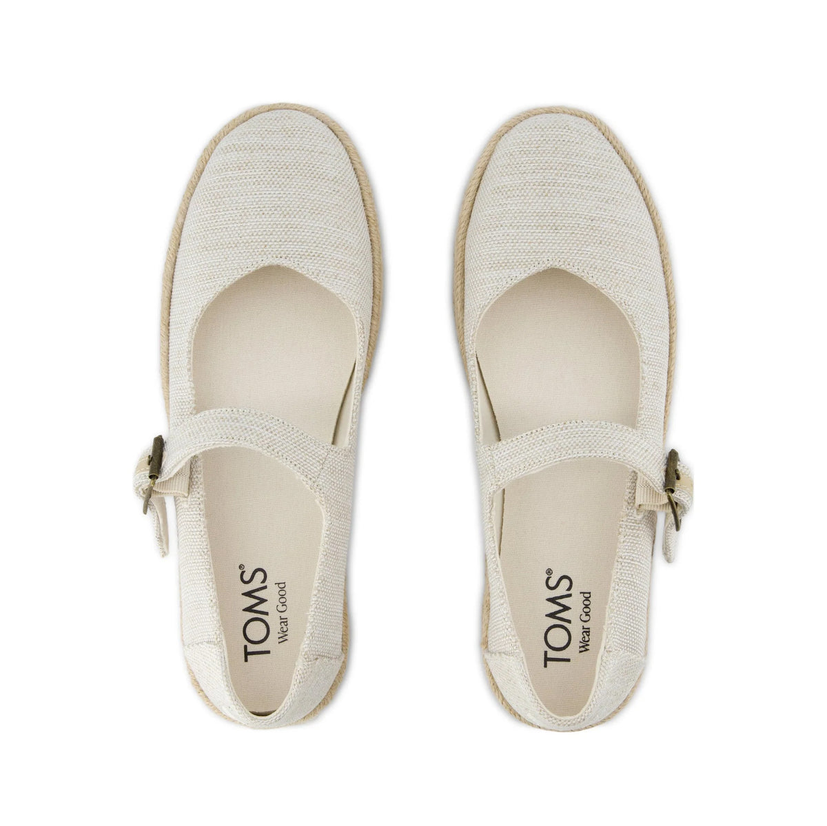 TOMS CAROLINA MARY JANE Womens Mary Jane Natural