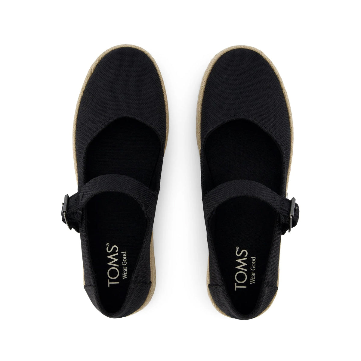 TOMS CAROLINA MARY JANE Womens Comfort Sandals Black