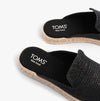 TOMS SANTIAGO MULE Womens Espadrille Black