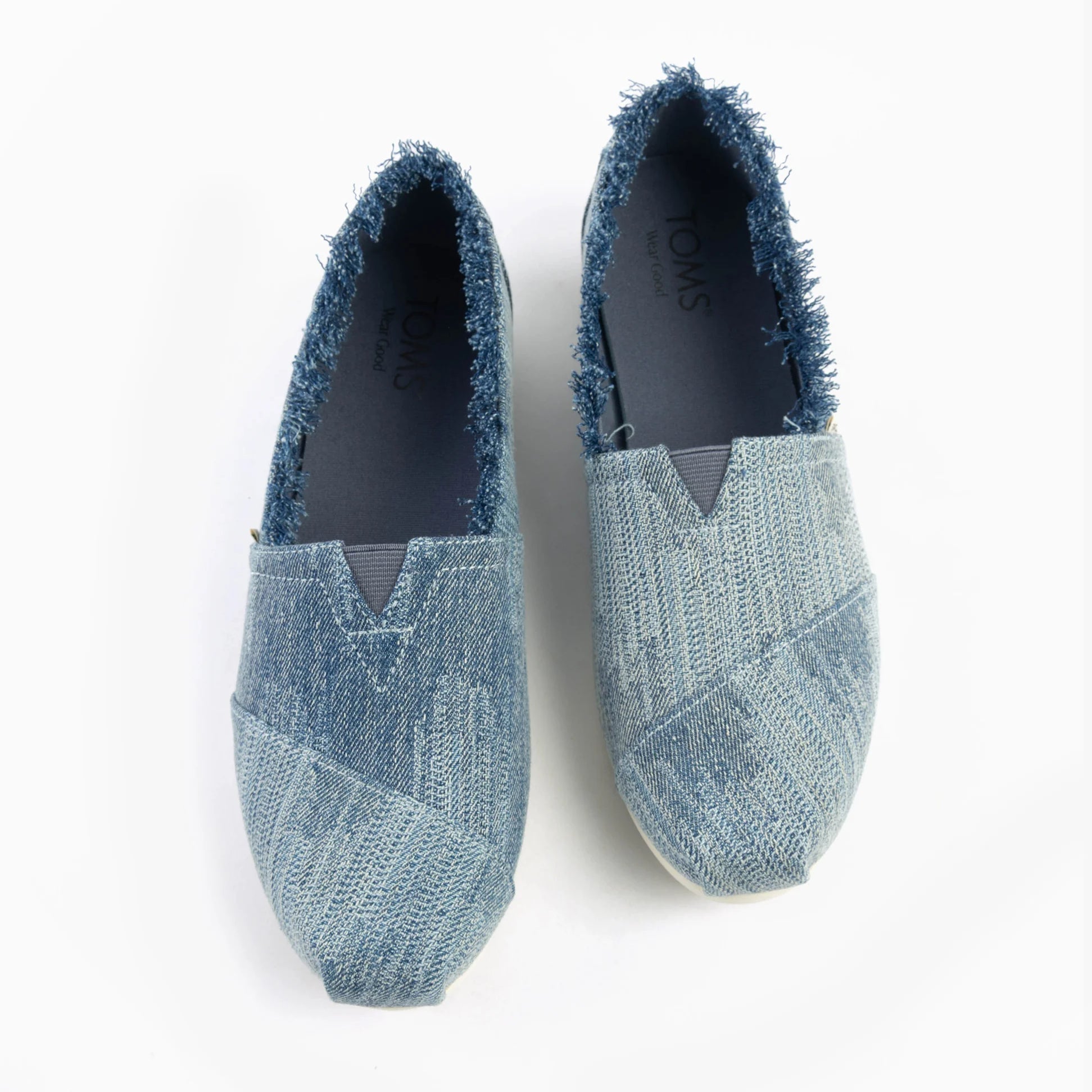ALPARGATA CLASSIC Womens Canvas Denim Blue