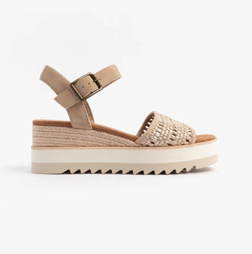 TOMS DIANA Womens Sandals Gold
