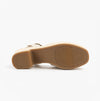 TOMS ISLA PEEP TOE Womens Sandals Natural