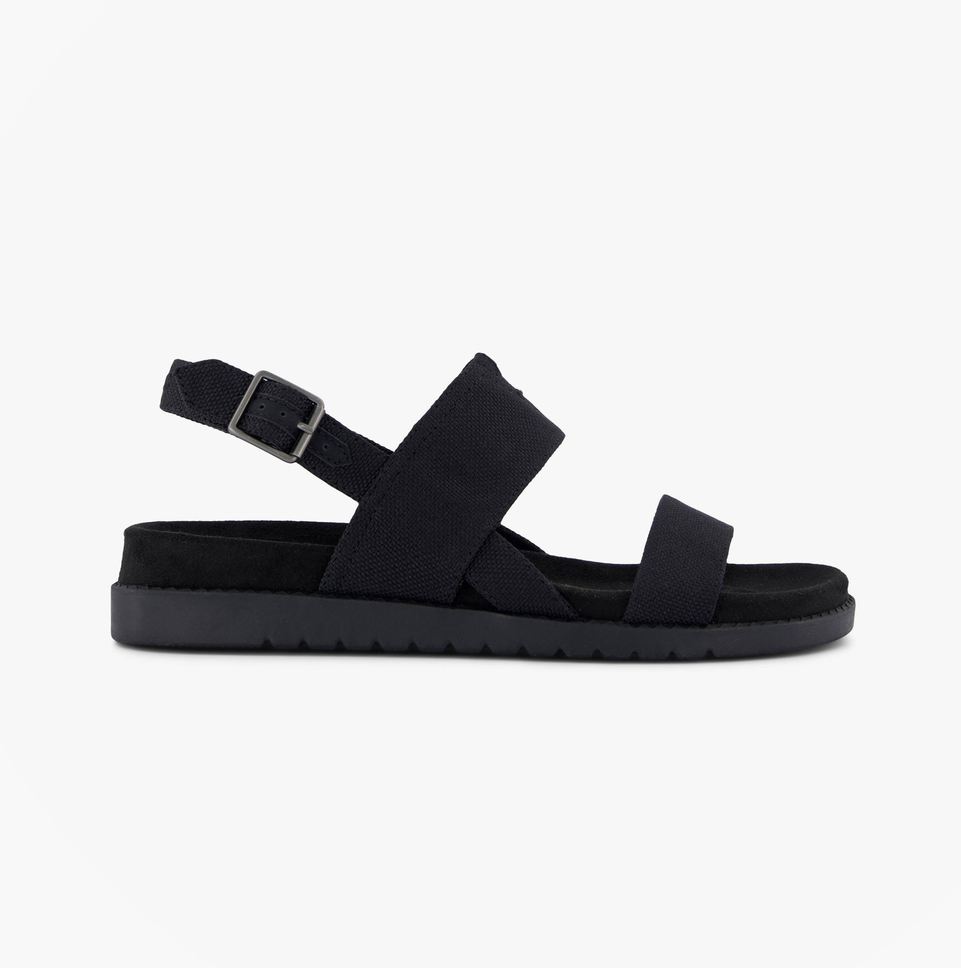 TOMS MARIN Womens Cross Strap Sandals Black