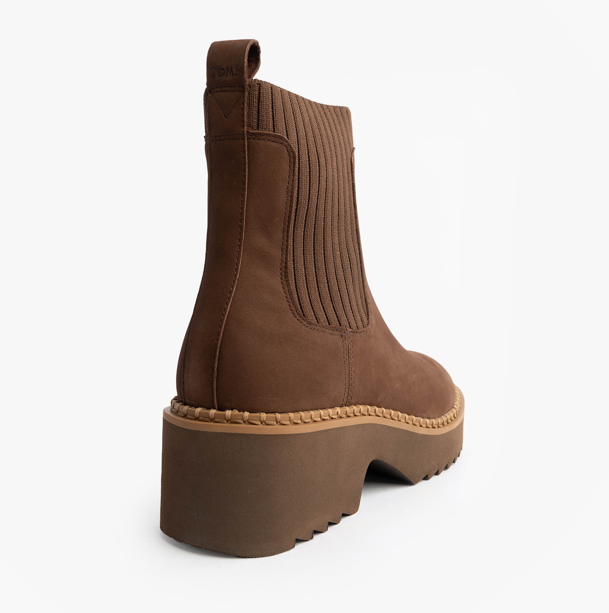 TOMS MILLIE Womens Ankle Boots Dark Brown