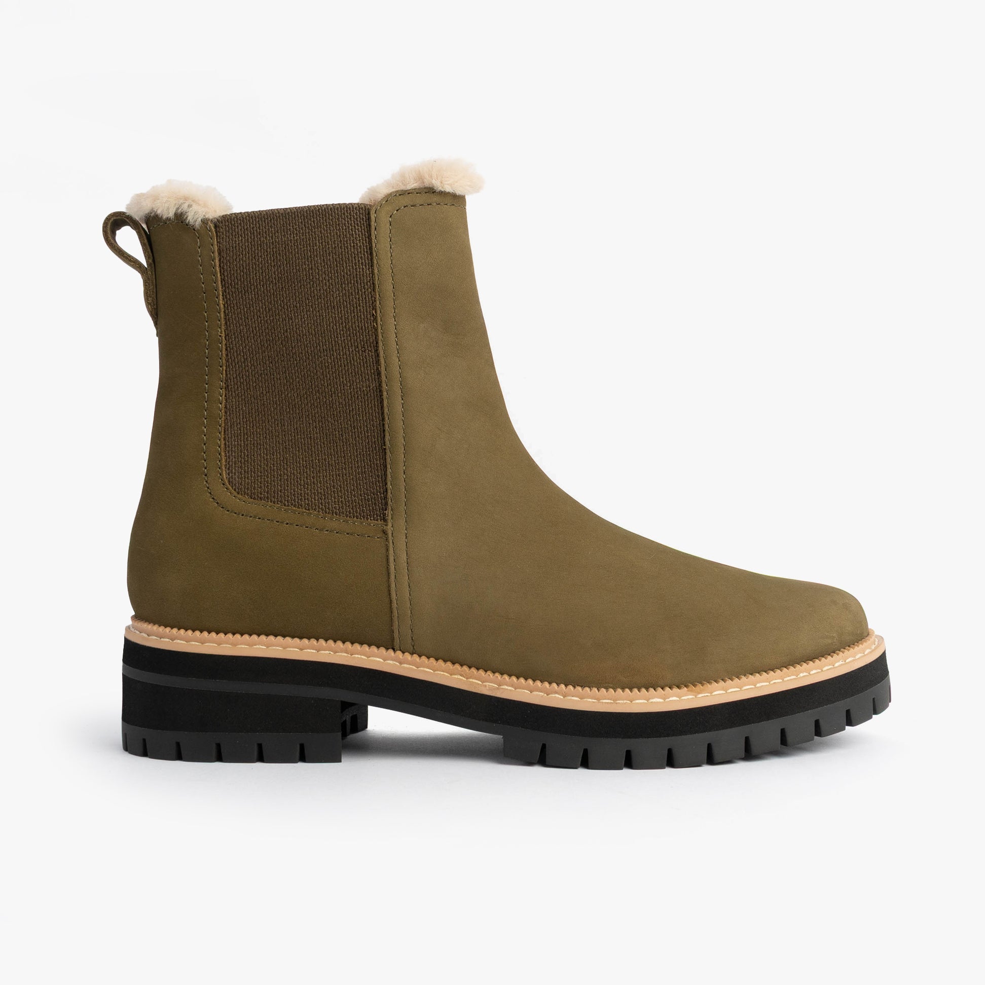 TOMS BENNET Womens Ankle Boots Olive