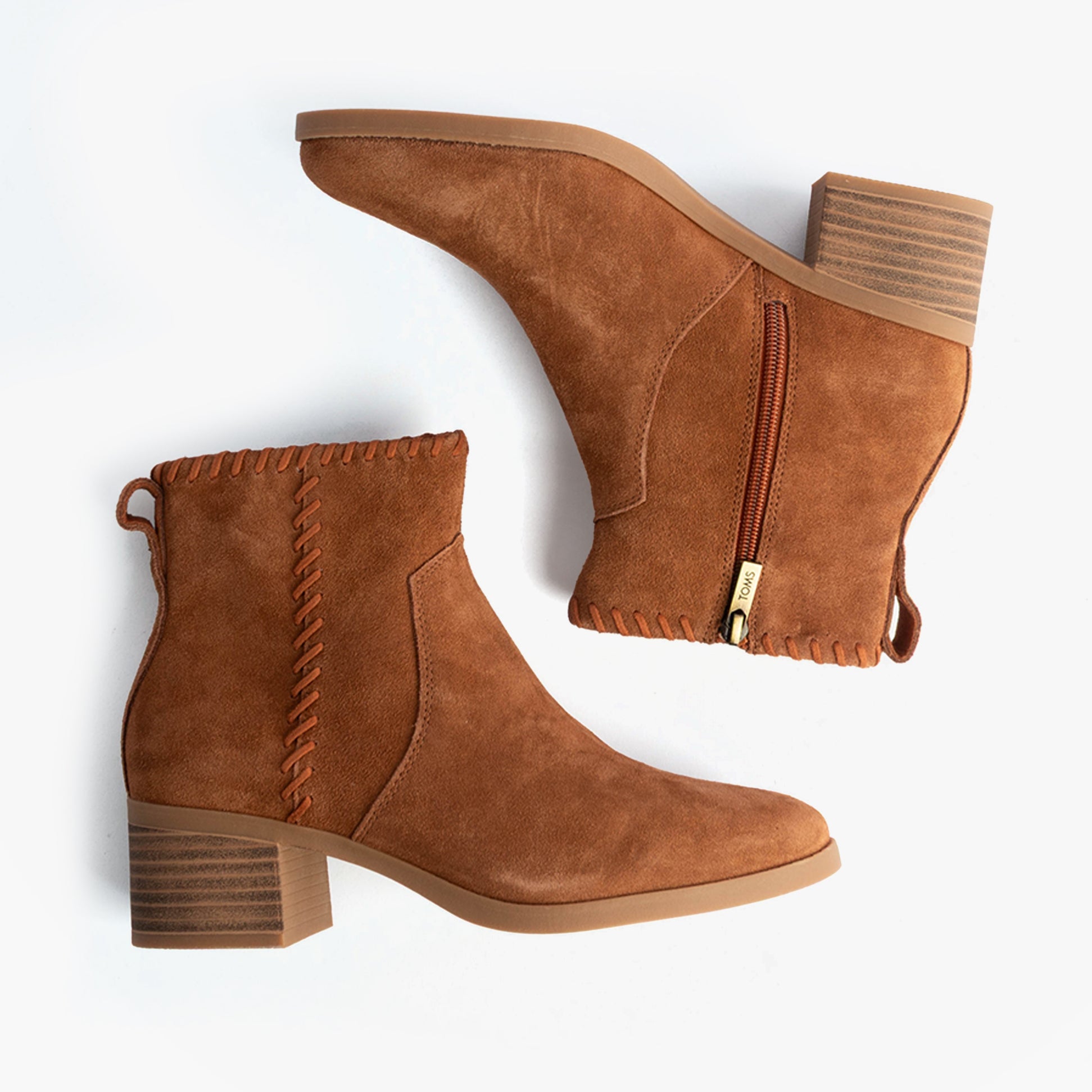 TOMS DELILAH Womens Ankle Boots Brown