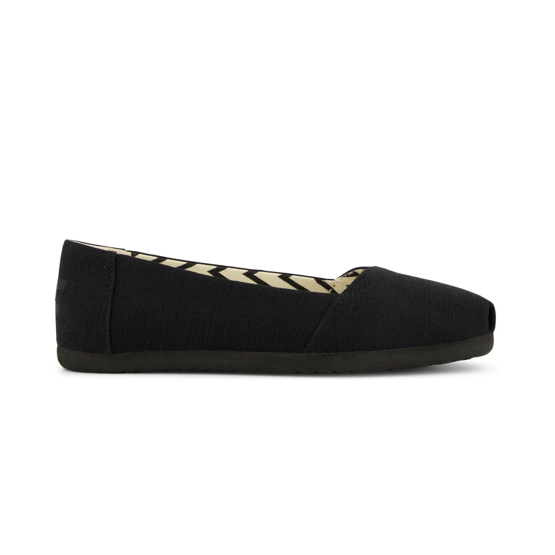 TOMS ALPARGATA BALLET Womens Ballerina Shoes Black