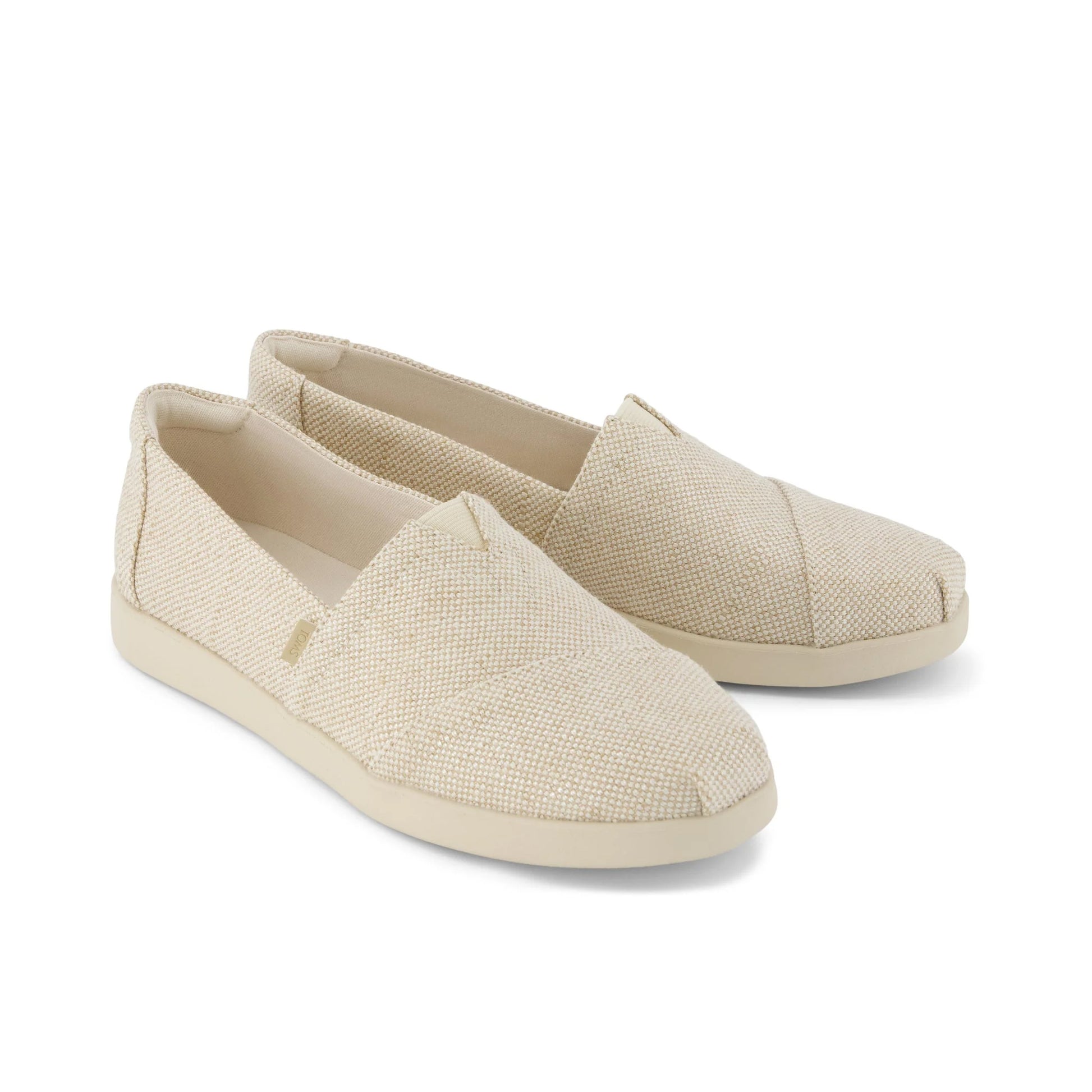 TOMS ALPARGATA PLUS Womens Espadrille Shoes Gold