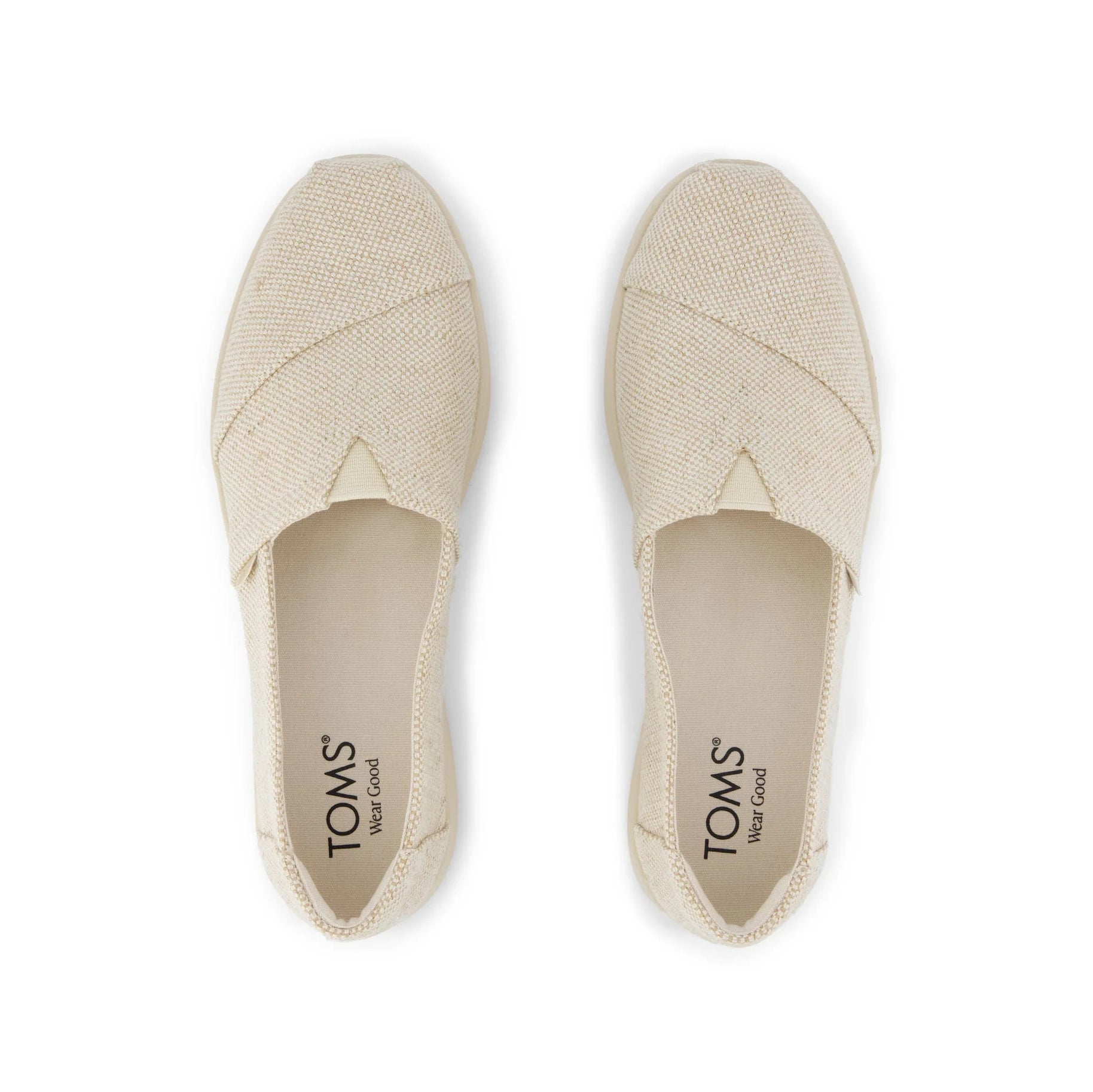 TOMS ALPARGATA PLUS Womens Espadrille Shoes Gold