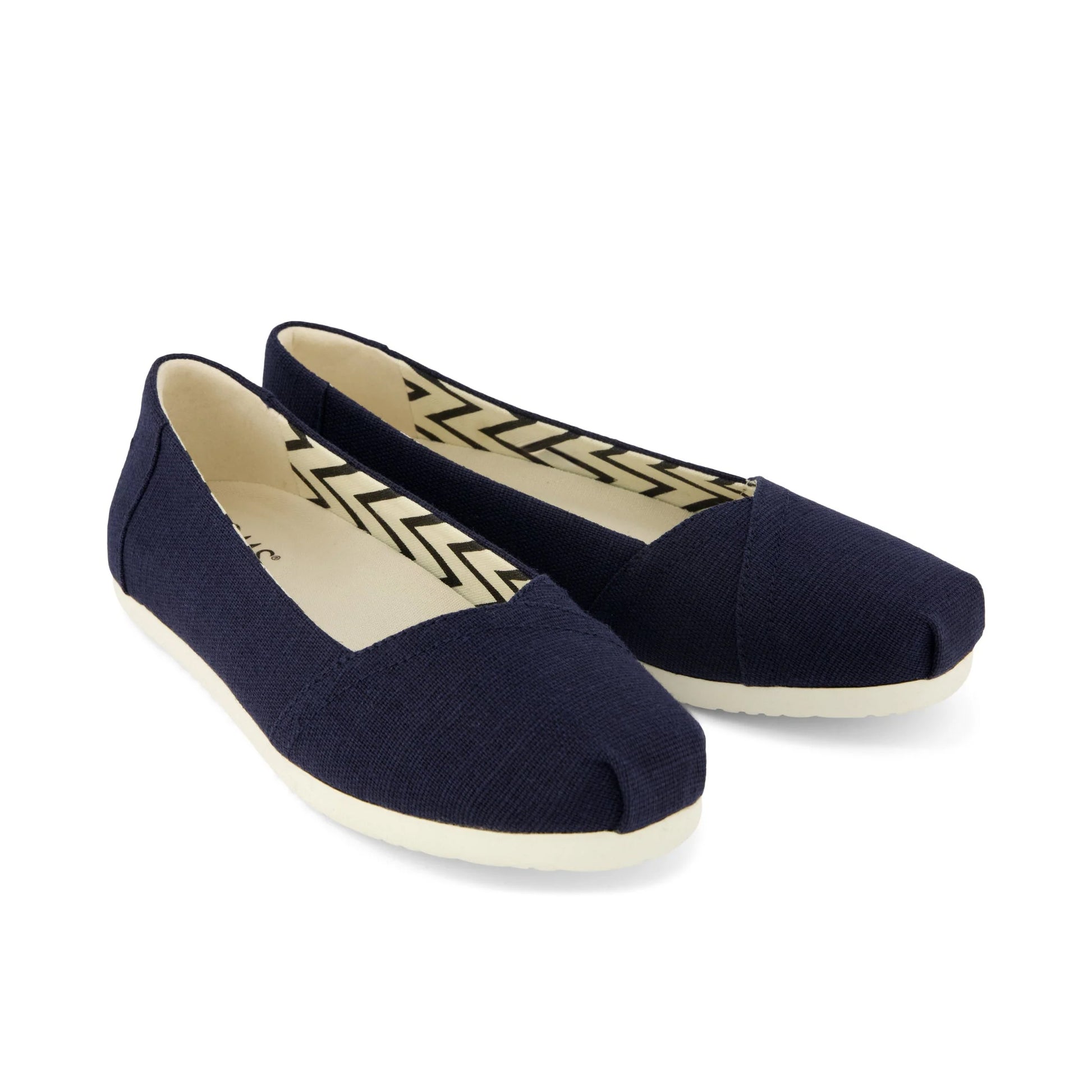 TOMS ALPARGATA BALLET Womens Ballerina Shoes Navy