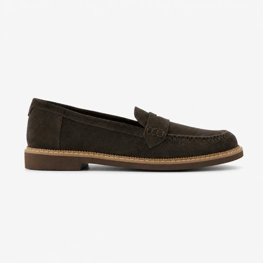 TOMS MARIE Womens Loafer Shoes Dark Brown