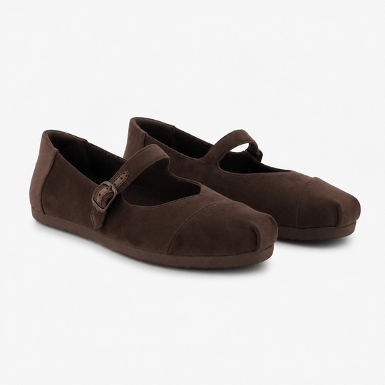 TOMS ALPARGATA MARY JANE Womens Mary Jane Dark Brown