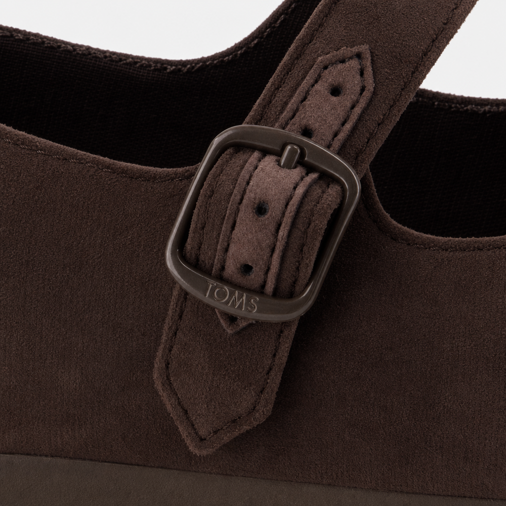 TOMS ALPARGATA MARY JANE Womens Mary Jane Dark Brown
