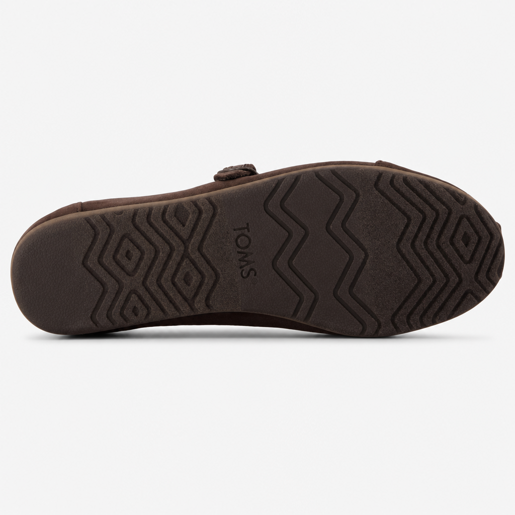 TOMS ALPARGATA MARY JANE Womens Mary Jane Dark Brown