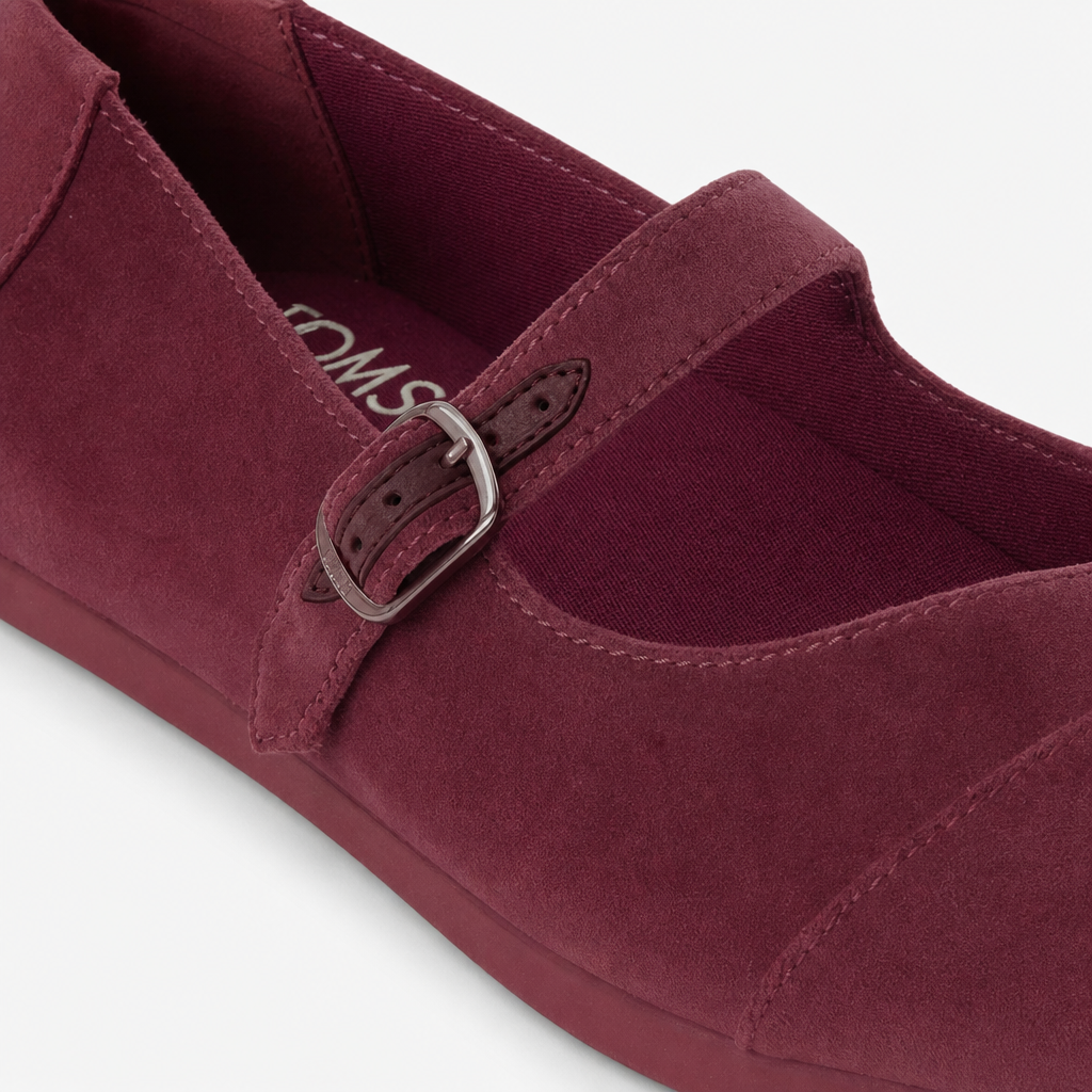 TOMS ALPARGATA MARY JANE Womens Mary Jane Dark Red