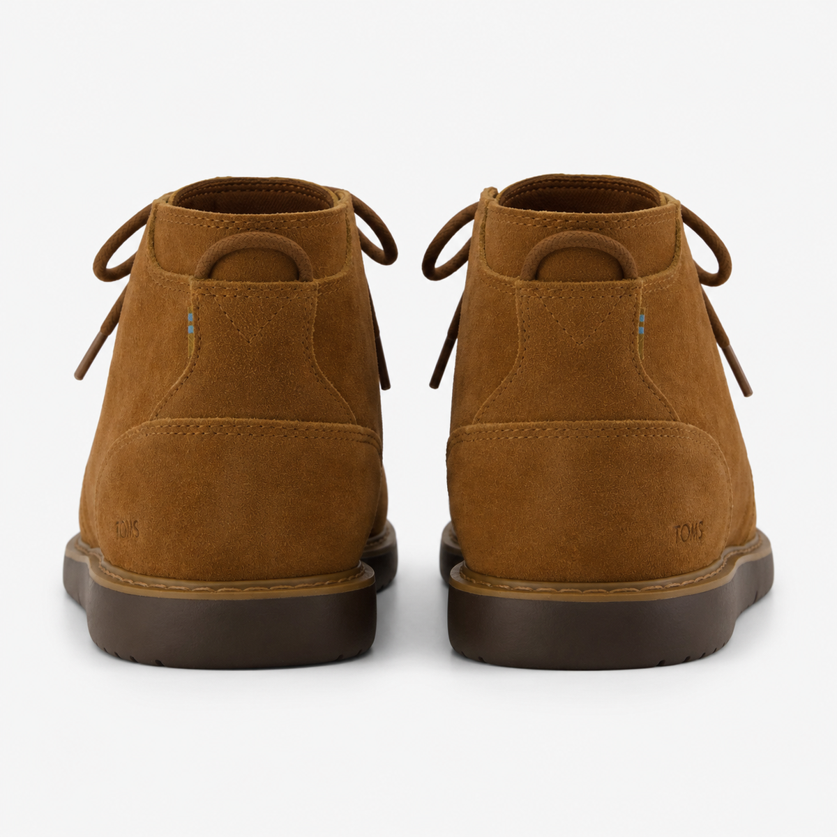 TOMS NAVI Mens Desert Boots Dark Brown