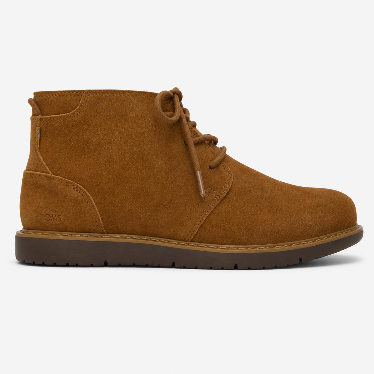 TOMS NAVI Mens Desert Boots Dark Brown