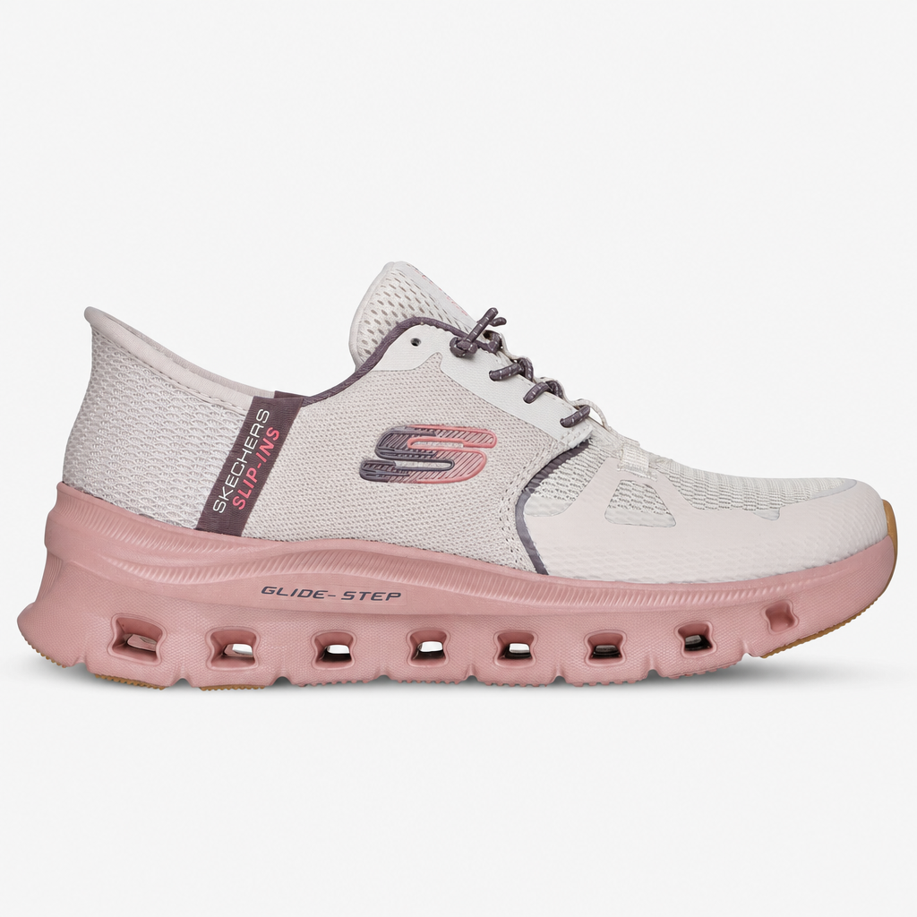 Skechers GLIDE-STEP PRO Womens Casual Trainers Taupe