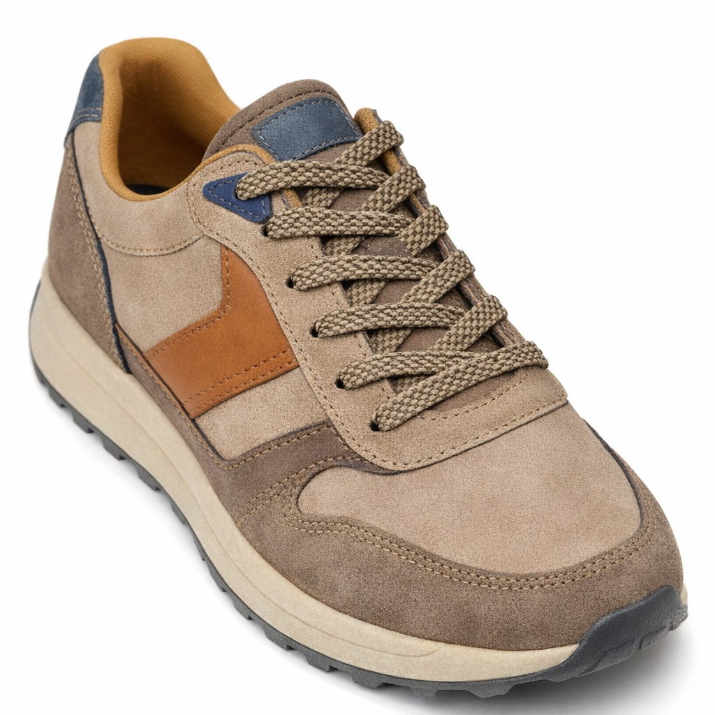 R21 Original M616 Mens Casual Trainers Light Brown/Taupe