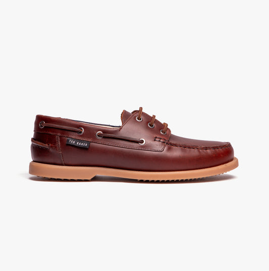 Ted Baker KENRICW Mens Boat Shoes Brown